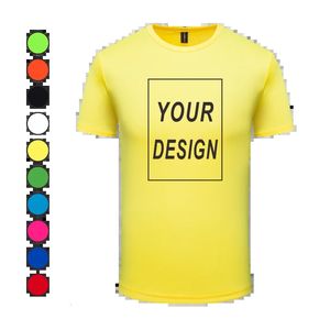 Quick-drying Custom T Shirt Make Your Design Text Men Women Print Original Design Gifts Tshirt 240410