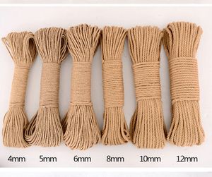 DIY CAT CROCKER SEL Twisted Sisal Seil Ersatz Katzenbaum Kratzspielzeugkatze Kletterrahmen Bindungsseil