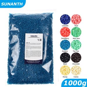 Heaters 1000g Hard Wax Beans for Depilation Hot Film Wax Beads Hair Removal Paperfree No Strip Depilatory for Full Body