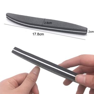 5pcs/Set For Nail Manicure Kit Nail Files Brush Durable Buffing Grit Black Art Accessories Sanding File UV Gel Polish Tools