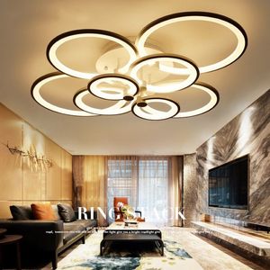 Controle remoto LED Light Liting Room Quarto Moderno LEITO LED LUZES LUMARIAS PARA SALA Dimning LED Teto Lamp Finetures263i