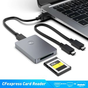 Leitores leitor de cartão USB Cfexpress Tipo B Reader USB3.1 GEN2 10GBPS LEITURA DE CARTA TIPO C Adaptador de memória SLR Acessórios para laptop
