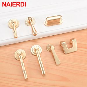 NAIERDI Vintage Gold Cabinet Pulls Zinc Alloy European Furniture Handle Kitchen Cupboard Handle Drawer Knobs Hardware