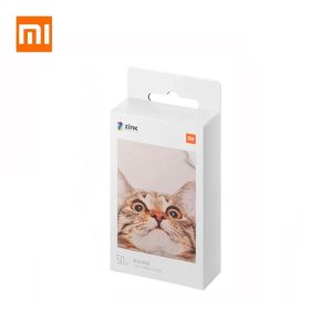 Pulseiras Xiaomi Zink Pocket Printier Autoadesivo Foto Impressão Papel 20/50 folhas para Xiaomi 3inch Mini Pocket Photo Printer