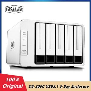 Speicher -Terramaster D5300C USB3.1 (GEN1) Typ C 5Bay Raid -Gehäuse Unterstützung RAID 0/1/EINZLEINE EXKLUSIV 2+3 RAID -Festplatte (disklos)