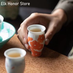 2 %/set 40 ml di ceramica pura dipugata a mano Coppa per la casa piccola tazza di tè giapponese bere tè kung fu set da tè singolo master tazza