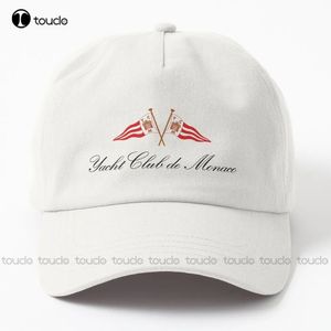 Monaco Yacht Club Dad Hat Black Cap Nero Personalizzato UNISEX UNISEX GIOVANI GIOVANI Summer Capiteri per esterni in viaggio 240410