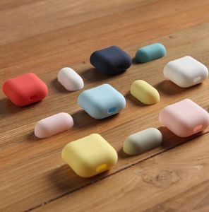 19 Colors For Apple Airpods 12 Candy Color Soft TPU Ultrathin Protector Cover Sleeve Pouch For Air pods Earphone Cases7945625