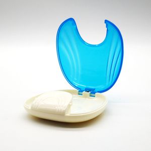 2022 New 1Pcs Dental False Teeth Cleaning Box Denture Bath Container Retainer Holder Case Denture Box Fake Teeth Covers