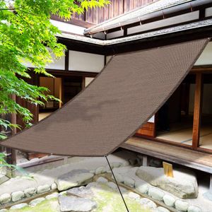 Summer Outdoor Waterproof Anti-uv Shade Breathable Canvas Oxford Cloth Sunscreen Rain Cover Garden Courtyard Awning Awning G2