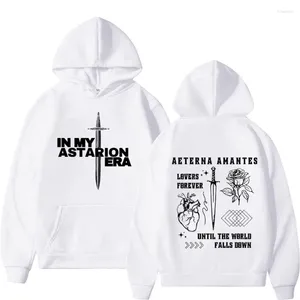 Herren Hoodies 2024 Astarion Brief Grafik Hoodie Männer Frauen Mode lässig Langarm Sweatshirt Fleece Pullover Übergroßer Stree