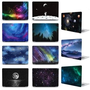 Fall Glitter Moon Space for MacBook Air 13 Case Laptop M2 2022 13,6 tum A2681 Omslag för Apple Mac Book M1 2020 A2337 Shell A1466
