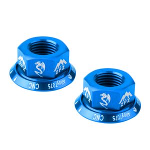 2Pcs Track Axle Nuts Bicycle Wheel BMX Road Track Fixie Vintage Rear/Front M10 Drums Screws