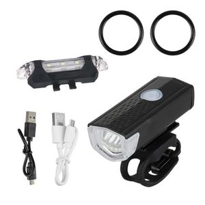 Bike Light USB wiederaufladbare 300 Lumen 3 -Modus Fahrrad Lampen -Lampen -Bike -Scheinwerfer LED -LED THINNEL LANTER