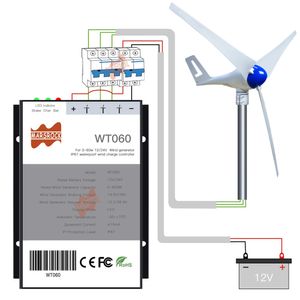 DC12/24V Auto Home Wind Turbine Turbine z 400 W Windmill Wind Controller Home Gerador Eolico Charge za łódź morską