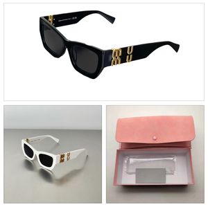 Hochwertiger ovaler Rahmengürtchen Sonnenbrillen für Männer und Frauen Designer Luxus mit Anti -Strahlungs -UV -Schutz und Retro -Plattendesign SMU09WS/SMU11Ws