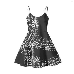Casual Dresses Women's Clothing Dress for Women 2024 Tattoo Printing Theme Halter Sexig Fashion Beach Overdimensionerad o krage