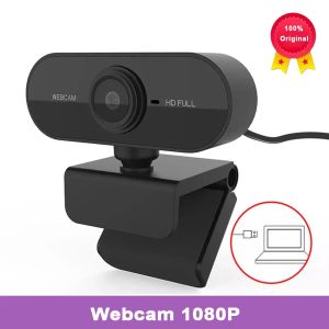 Веб -камеры 1080p 720p 480p HD Webcam с микрофоном вращаемого ПК настольная веб -камера Cam Cam Mini Computer Webcamera Cam