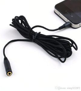 Earmephone Cable 35 mm Kobieta do mężczyzn FM Słuchawki stereo stereo Audio przedłużacz kabla kabla adapter do telefonu PC MP35740194