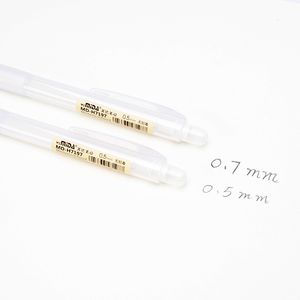 2 pcs high quality transparent automatic pencil cute kawaii plastic mechanical pencil children gift pencil