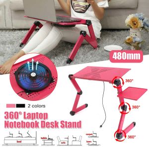 Lapdesks NEW Portable Folding Laptop Stand Aluminium Adjustable Notebook Table Laptop Table Stand Computer Desk Bed Tray Holder for home
