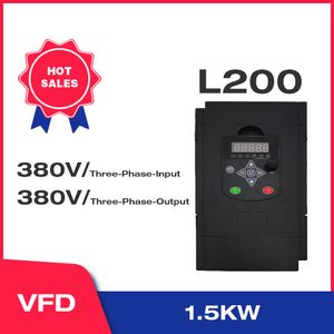 Angisy 1,5kW/2,2kW 380V Entrada de 3-fases e conversor de frequência de saída de 380v de 380V de 380V 60Hz a 50Hz L200