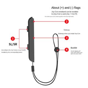 Cinturino da polso a destra e sinistra per Nintendo Switch OLED Joycon Controller