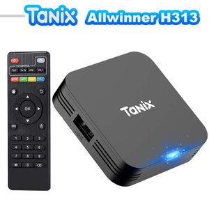 20pcs Tanix TX1 Allwinner H313 Android 10 TV -Box 2.4g WiFi 4K 100m H.265 16 GB 8 GB Media Player