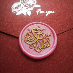 素敵なパターンワックスシールレトロスタンプLove for You Love Wax Seal Scrapbooking Stamps Envelope Gifts Decoration