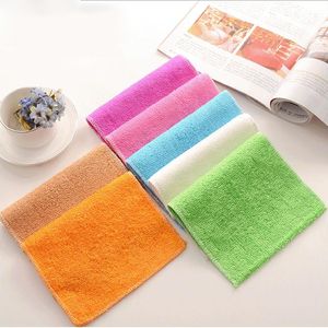 Bamboo Microfiber Terry Napkins Fabric Kitchen Cloth For Home Washing Dishes Tableware Household Supplies Products Convenience