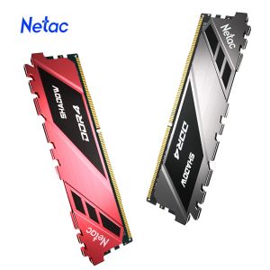 RAMS NETAC DDR4 3200MHZ Memória de RAM DDR4 16GB 3600MHz 8GB 3200MHz 2666MHz XMP para placas -mãe AMD Inter x99 MotherBoard com dissipação de calor