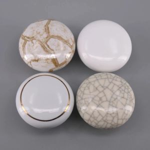 1 pcs tago in ceramica rotondi utilizzate per porte dell'armadio, cassetti, casse, impugnatura decorativa per bambini