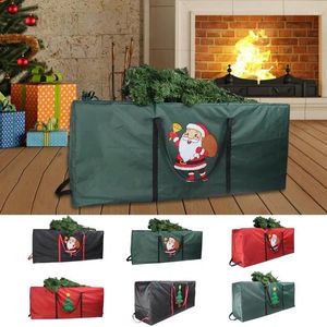 Storage Bags 210D Waterproof Artificial Christmas Tree Bag Case Container For Protects From Dust Year Decorations