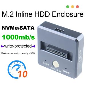 Gabinete NVME M2 SSD Docking Station