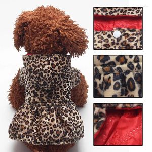 Собачья одежда милая юбка для любимой собаки леопардовые костюмы зимняя одежда