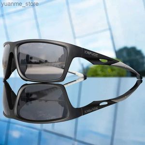 Outdoor Eyewear Polarized Fishing Glasses Faceshield Glasses Sunglasses Bike Ride Anti-fog Protective Mask Full Face Safety Sunglasses UV400 Y240410