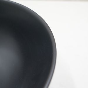 Torayvino rotondo bagno nero ceramica in ceramica controsoffio