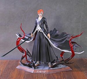 Bleach Ichigo Kurosaki 2º estágio Hollow Ver estátua PVC Coleção de anime Modelo de anime Toy Q0722315Z5922440