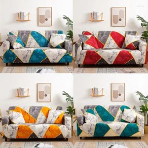 Chair Covers Printed Universal Knitted Elastic Sofa Cover Single Or Double Triple Seat Full Cushion Living Room