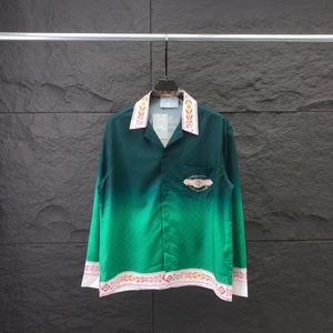 2022 Lüks Tasarımcı Erkek Gömlek Moda Günlük İş Sosyal ve Kokteyl Gömlek Marka Bahar Sonbahar Zayıflama En Şık Giyim M-3XL#01