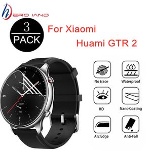 3/6/9 st TPU Hydrogel Film för Huami Amazfit Gtr 2 GTR2 Smart Watch Full Screen Protector HD Clear Anti-Scratch Film Not Glass