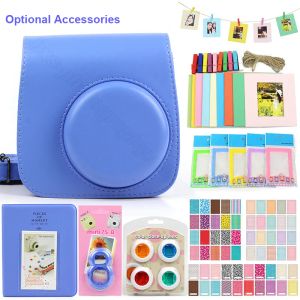 Camera 5 Accessori a colori set per Fujifilm Instax Mini 9 8 Film fotocamera istantanea, tra cui Carry Bag/Photo Album/Adesivi/Lens/Filtri