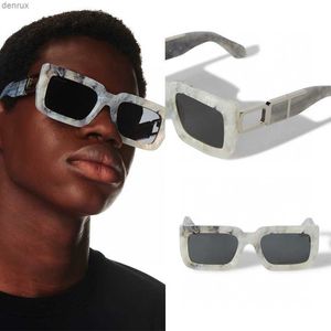 Sunglasses Square sunglasses square acetate frame temple legs with metal letter lock buckle connecting temple legs cool men and women Glasrai Sola OERI073