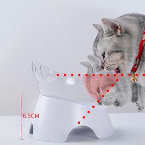 Double Cat Bowl Non-Slip Dog Bowl With Raised Stand Pet Feeding Cat Water Bowl For Cats Food Pet Bowls For Dogs Feeder