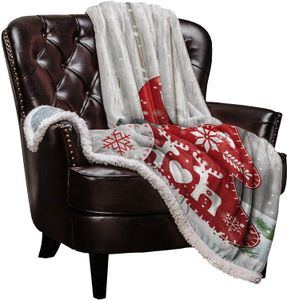 Christmas Gnome Wood Grain Snow Throw Planta cobertor Coverlet de picada de lã macio de lã de lã de lã de Natal para camas