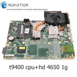 Motherboard NOKOTION 578129001 578130001 DAUT3MB28C0 For HP DV7 DV72200 DV72000 Laptop Motherboard HD4650 1G T9400 CPU+heatsink fit DDR3