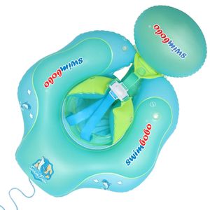 Baby Swimming Float Ring Inflatable Infant Floating Kids Swimming Pool Accessories Circle Bathing Inflatable Double Raft Rings 240328