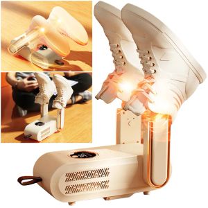 Boots Foldable Shoe Dryer Portable Electric Shoe Drying Machine Multifunction LCD Display for Work Boots Sneakers Short Boots Gloves