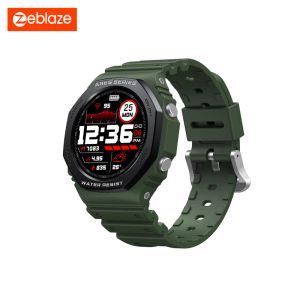 Relógios Zeblaze Ares 2 Moda Rugged Smartwatch 50m Impermeável Bateria longa duração HD Dispaly Dispaly Smart Watch for Android iOS Phones