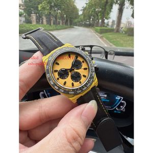 Male AAAAA 40X12.4 Cal.4801 Movement Chronograph Watches Mens TW Superclone Factory Ceramic Watch 116508 Watch Carbonfiber DIW 282 montredeluxe montredeluxe